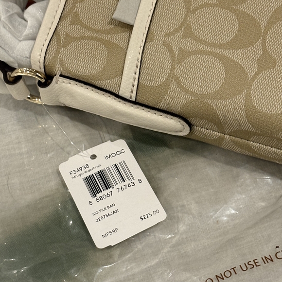 Coach Signature File Bag - Picture 5 of 7